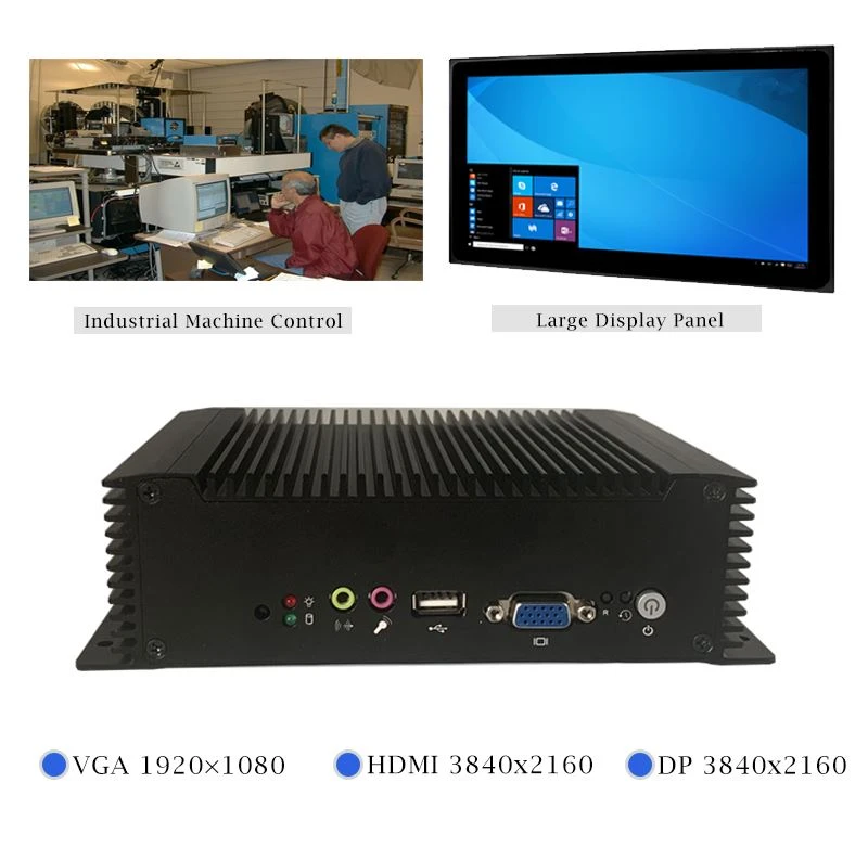 AOS-SEM8F41SB HOM86 4K Display Embedded Industrial Computer DP HDMI