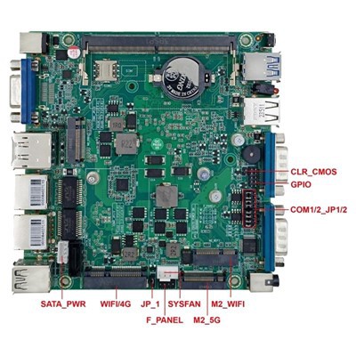 ITX D5 N100 N97 Motherboard 12 × 12 Motherboard